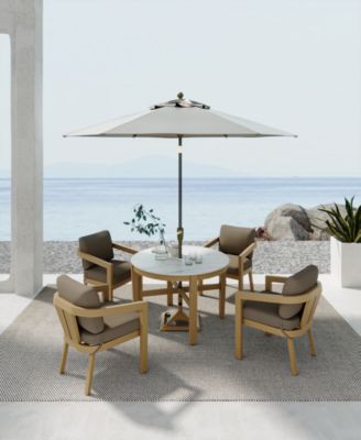 Agio - Reid Outdoor 5pc Set (Round Dining Table & 4 Dining Chairs)