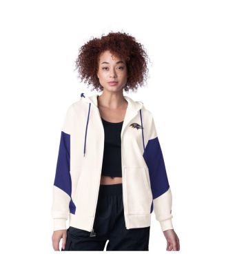 Starter - Women's same White Baltimore Ravens Scrimmage Full-Zip Hoodie
