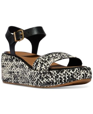 FitFlop - Women's Platform Woven Wedge Sandals