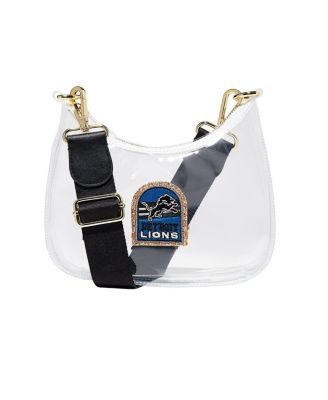 Stoney Clover Lane - Detroit Lions Clear Curved Crossbody
