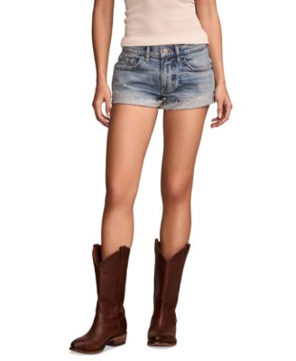 Lucky Brand - Women's Boyfriend Cuffed Festival Denim Shorts