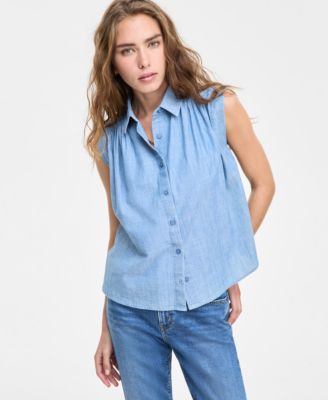 Levi's - Women's Gracen Cotton Button-Front Blouse