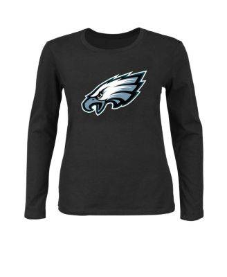 Fanatics - Women's Black Philadelphia Eagles Plus Size Long Sleeve T-Shirt
