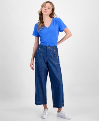 Nautica Jeans - Women's High-Rise Cropped Jeans