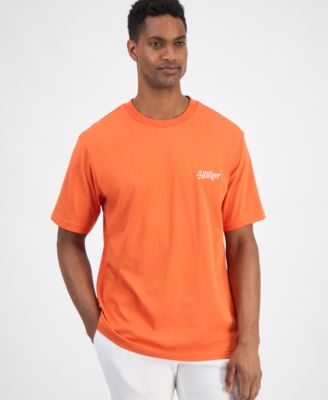 Tommy Hilfiger - Men's Relaxed Fit Short Sleeve Crewneck Logo Graphic T-Shirt