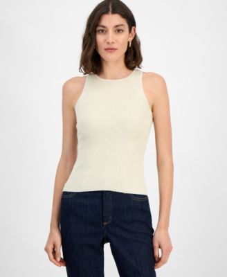 I.N.C. International Concepts - Women's Sleeveless Ribbed Knit Top