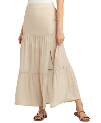 BCX - Juniors' Gauze Maxi Skirt