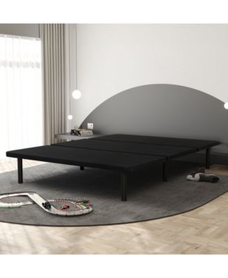 Primo International - Airflow Black Upholstered King Platform Bed Frame - Twin XL