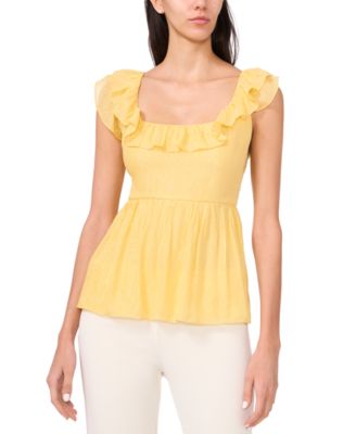 Parker - Women's The Jolene Ruffle-Square-Neck Top