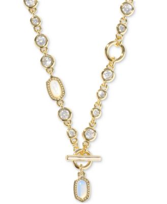 Kendra Scott - 14k Gold-Plated Mixed Stone 19-2/5" Convertible Necklace