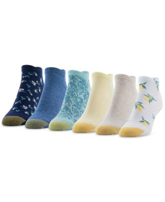 Gold Toe - Women's 6-Pk. Lemon PerfectFit Liner Socks