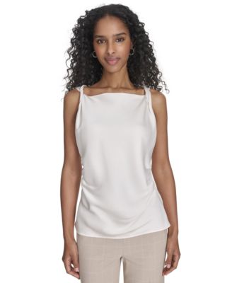 Calvin Klein - Women's Twisted-Strap Sleeveless Top