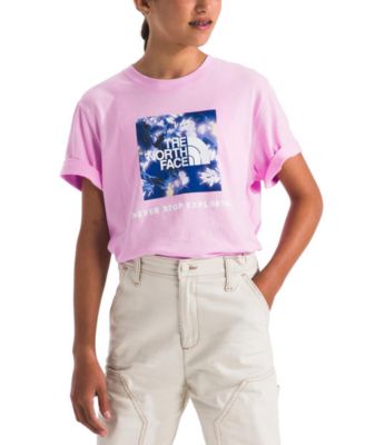 The North Face - Big Girls Never Stop Exploring Graphic Cotton Short-Sleeve T-Shirt