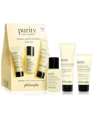 philosophy - 3-Pc. Purity Made Simple Cleanse, Purify, Hydrate Mini Set
