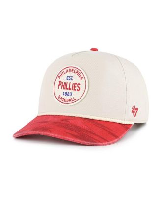 '47 Brand - Men's Cream/Red Philadelphia Phillies Fiji Rope Hitch Adjustable Hat