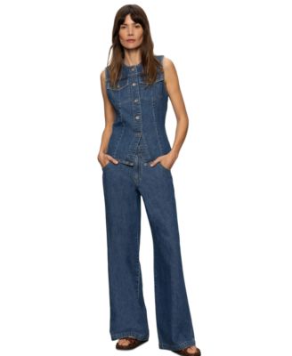 Sanctuary - Women's Maritime Button-Front Denim Vest