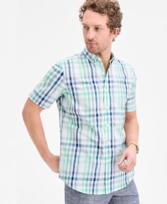 Club Room - Men's Woven Plaid Shirt