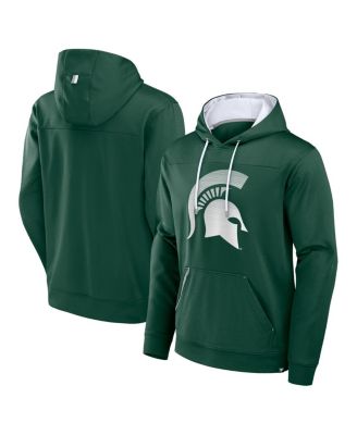 Fanatics - Men's Green Michigan State Spartans Defender Dot Faded Primary Pullover Hoodie