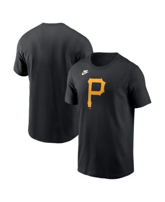 Nike - Men's Black Pittsburgh Pirates Cooperstown Collection Team Logo T-shirt