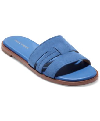 Cole Haan - Women's Flynn Slotted Slide Flat Sandals