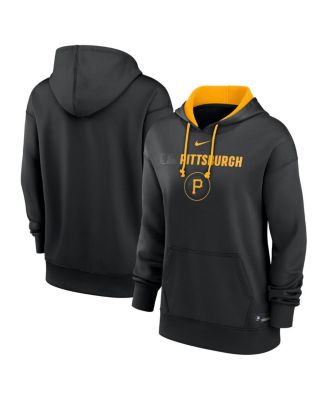 Nike - Women's Black Pittsburgh Pirates Authentic Collection City Connect Performance Pullover Hoodie