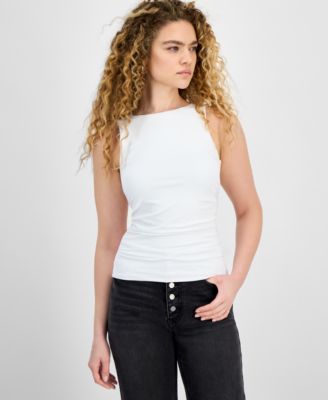 Bar III - Women's Second Skin Ruched Tank Top