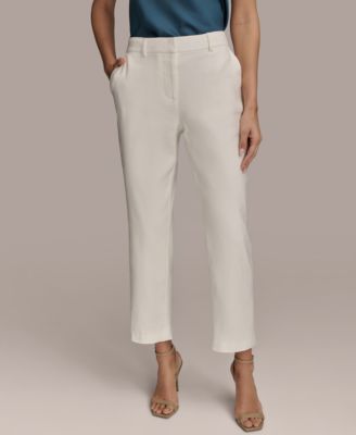 Donna Karan New York - Women's Linen Blend Ankle Pants