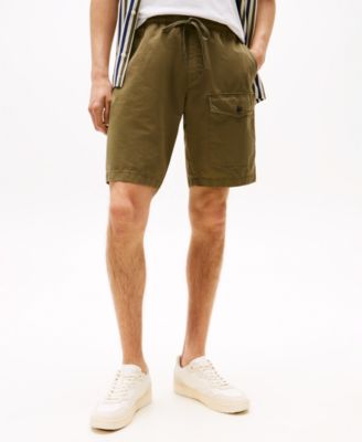 Tommy Hilfiger - Men's Relaxed-Fit Twill Cargo Shorts