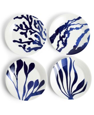 Royal Doulton - 1815 Pacific Mixed Pattern Dinner Plates, Set of 4