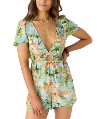 O'Neill - Juniors' Morena Deep V-Neck Romper