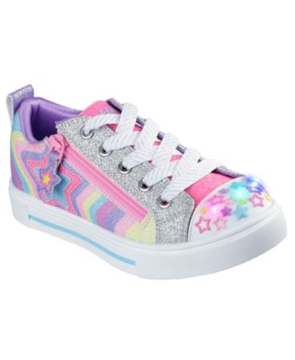Skechers - Little Girls Twinkle Toes: Twinkle Sparks - Cosmic Burst Light-Up Casual Sneakers from Finish Line