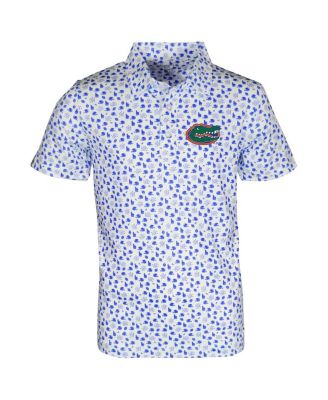Garb - Toddler White Florida Gators Earnest Allover Print Polo Shirt