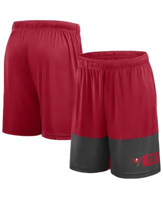 Fanatics - Men's Red/Pewter Tampa Bay Buccaneers Big Tall Best of the Best Performance Shorts