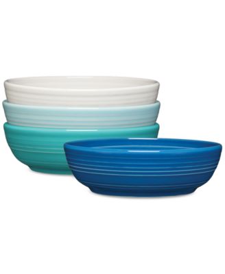 Fiesta - Coastal Blues Coupe 6.75" Salad Bowls, Set of 4