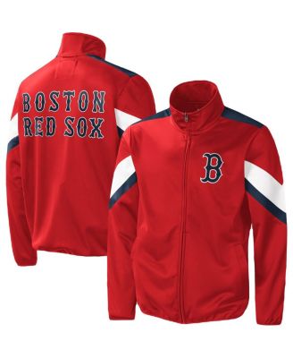 G-III Sports by Carl Banks - Men's Red Boston Red Sox Earned Run Full-Zip Jacket