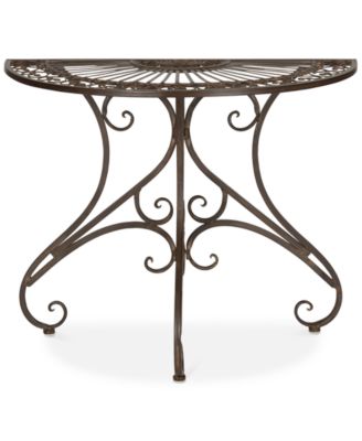 Safavieh - Emilee Outdoor End Table, Quick Ship