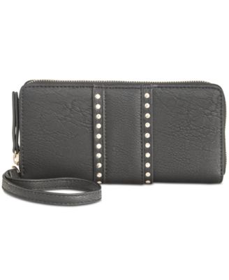 I.N.C. International Concepts - Hazell Studded Zip-Around Wallet & Wristlet
