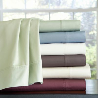 Pointehaven - 400 Thread Count Deep Fitted Sheet Set - Twin