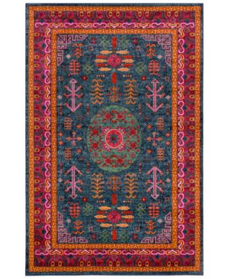 Livabliss - Anika ANI-1005 Teal 5'3" x 7'3" Area Rug