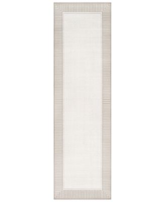 Livabliss - Alfresco ALF-9681 Taupe 2'3" x 11'9" Runner Area Rug