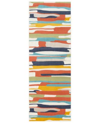 Livabliss - City CIT-2339 Coral 2'7" x 7'3" Runner Area Rug