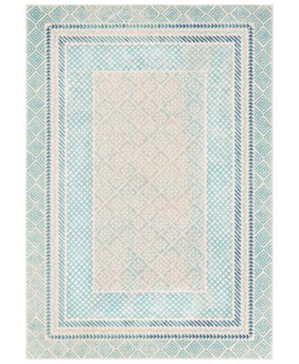 Livabliss - Harput HAP-1098 Aqua 5'3" x 7'3" Area Rug