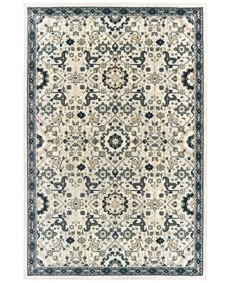 Oriental Weavers - Bowen 073J2 Ivory/Navy 5'3" x 7'6" Area Rug