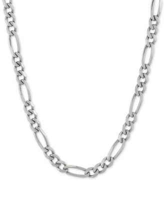 Giani Bernini - Figaro Link 18" Chain Necklace in Sterling Silver