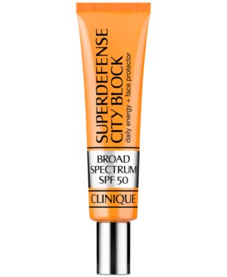 Clinique - Superdefense™ City Block Broad Spectrum SPF 50 Daily Energy + Face Protector, 1.3 oz.