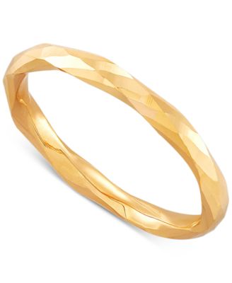 Macy's - Polished Twist-Look Band