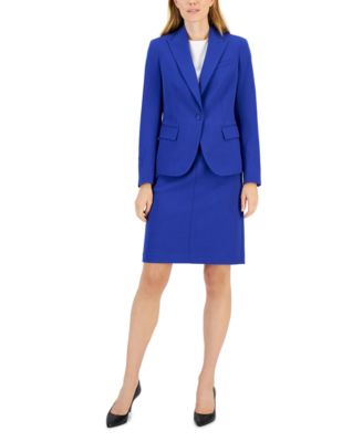 Anne Klein - Single-Button A-line Skirt Suit