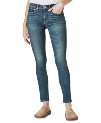 Lucky Brand - Women's Ava Mid-Rise Ripped Skinny Jeans