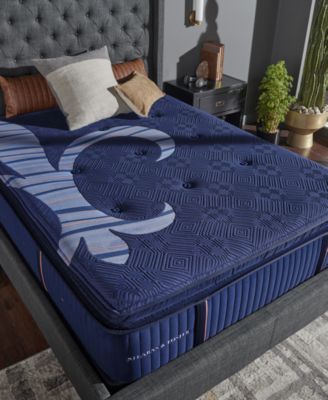 Stearns & Foster - Reserve 17" Firm Euro Pillowtop Innerspring Luxury Mattress Set - Twin XL