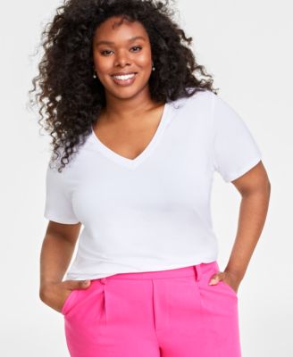 On 34th - Plus Size Short-Sleeve V-Neck T-Shirt